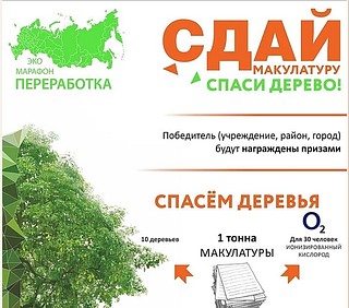 Эко-марафон  «Сдай макулатуру — спаси дерево!» пройдёт в Одинцовском округе 21 октября