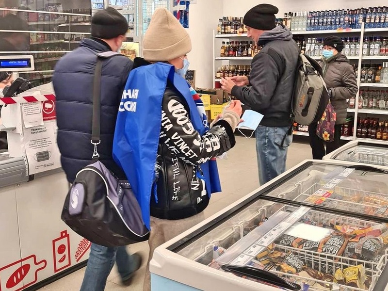 Волонтеры проверили соблюдение масочного режима в розничных магазинах Никольского, Ноябрь