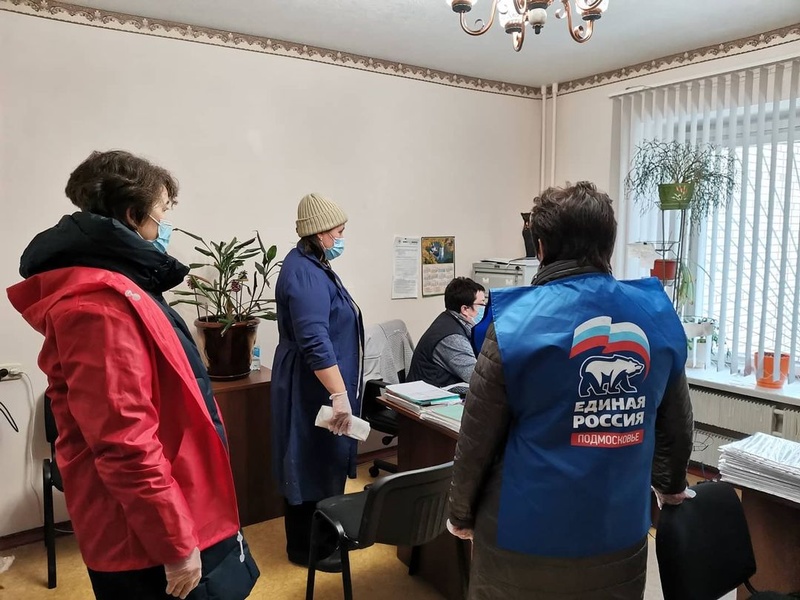 В Назарьевском волонтеры проверили соблюдение санитарных мер в офисе «Одинцовской теплосети», Ноябрь