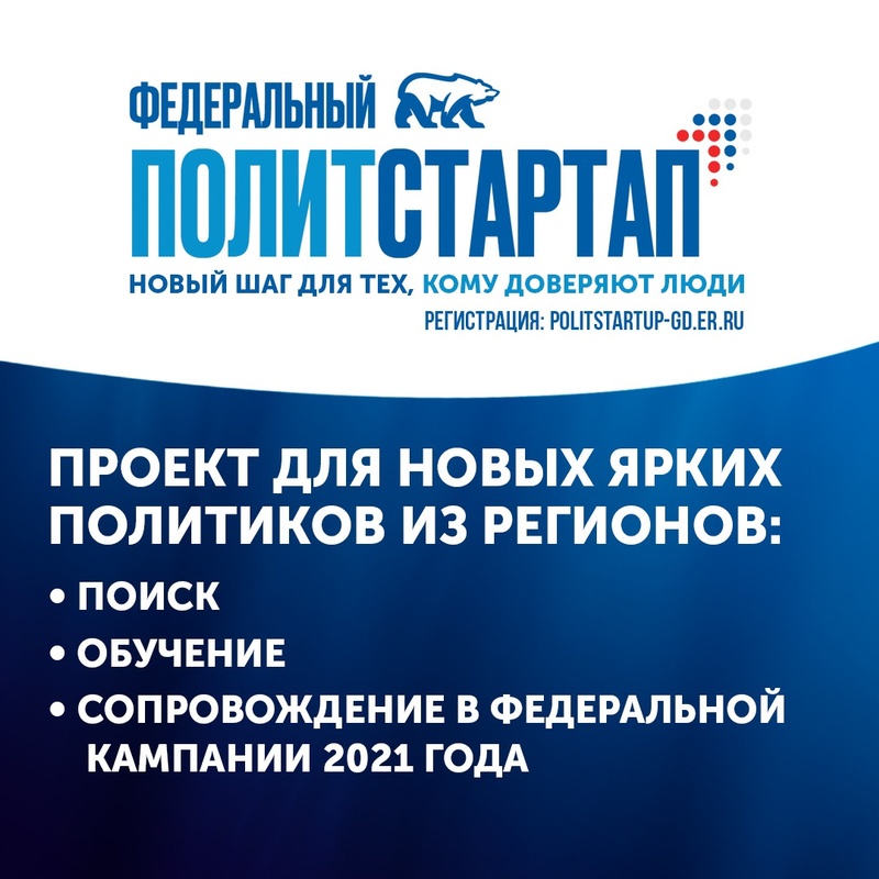 На участие в кадровом проекте «Федеральный ПолитСтартап» подали заявки 386 жителей Подмосковья, Ноябрь