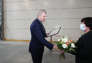 Андрей Иванов открыл новый цех «121 авиационного ремонтного завода» в Старом Городке