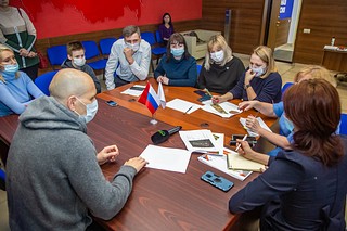 Дмитрий Голубков обсудил с жителями Новой Трехгорки вопросы благоустройства