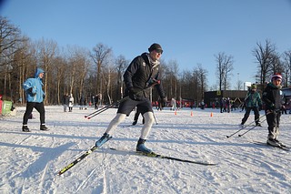 В Одинцовском парке культуры, спорта и отдыха открыли зимний сезон