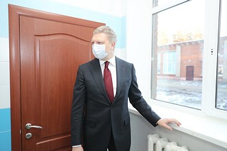 Андрей Иванов проверил качество выполненного ремонта в Введенской школе №3 Звенигорода