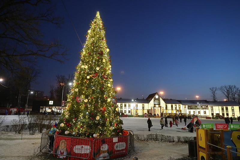 В Одинцовском парке культуры, спорта и отдыха открыли зимний сезон, Декабрь