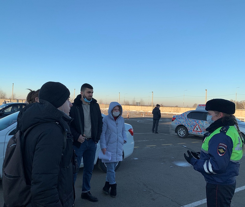Сотрудники Одинцовской Госавтоинспекции провели беседы с кандидатами в водители, Декабрь