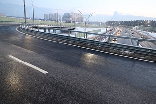 Новую развязку открыли на 25-м километре Минского шоссе в Одинцово