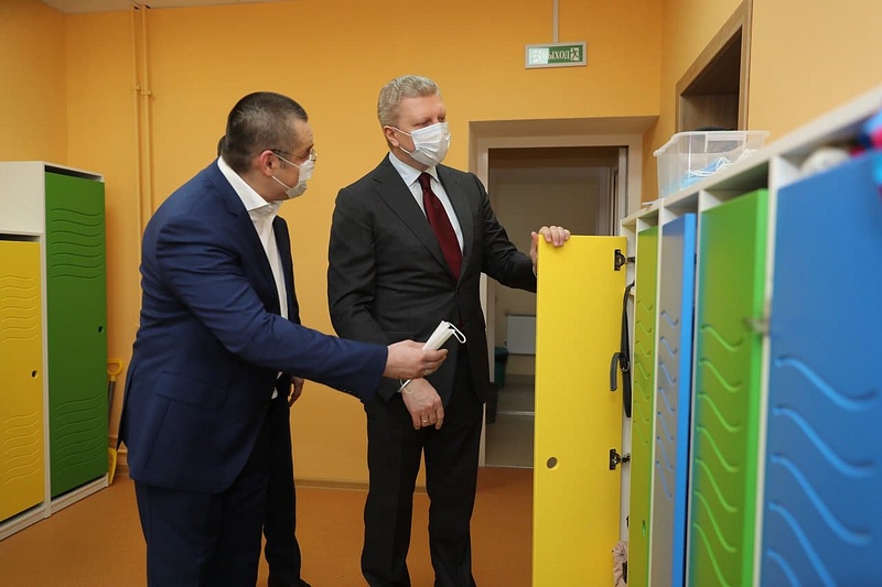 Андрей Иванов открыл новый детский сад на 140 мест в Лесном городке, Январь
