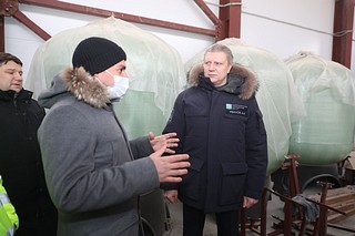 Ход реконструкции ВЗУ-1 в Одинцово проверили местные единороссы