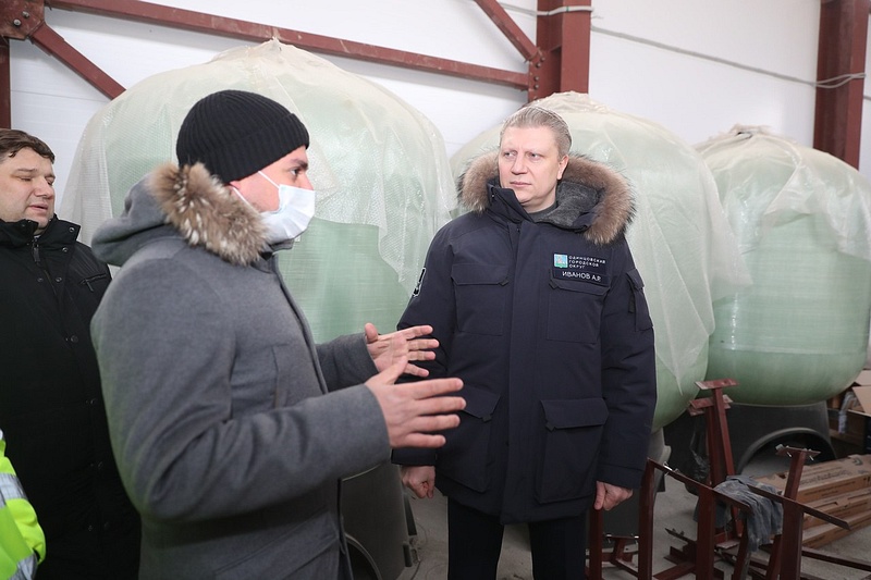 Ход реконструкции ВЗУ-1 в Одинцово проверили местные единороссы, Январь