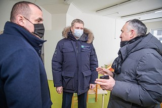 Глава Одинцовского округа Андрей Иванов проинспектировал новый детский сад в Марфино