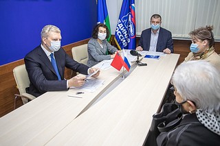 Андрей Иванов провел личный прием в Одинцовском штабе «Единой России»