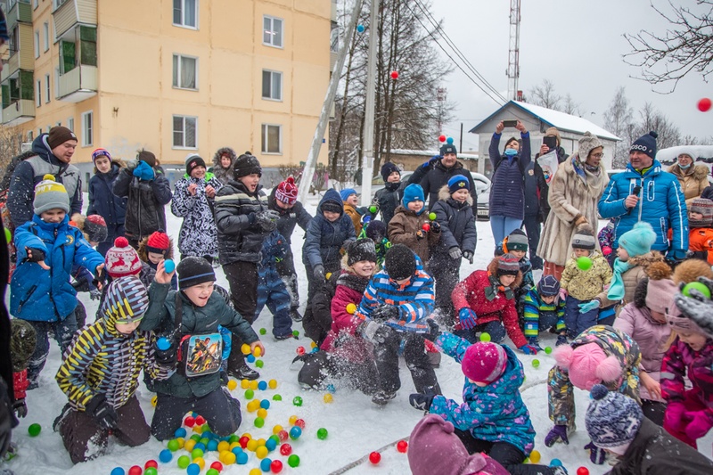 В Кубинке 9 января прошли первые для Одинцовского округа «Игры Нашего Двора», Январь