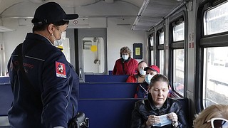 В общественном транспорте Подмосковья продолжает действовать масочный режим