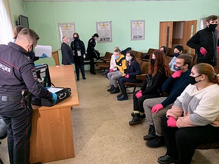 В одинцовском Управлении полиции высадился студенческий десант