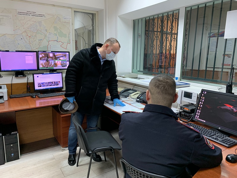 Общественники проверили работу 2-го городского отдела полиции в Одинцово, Январь