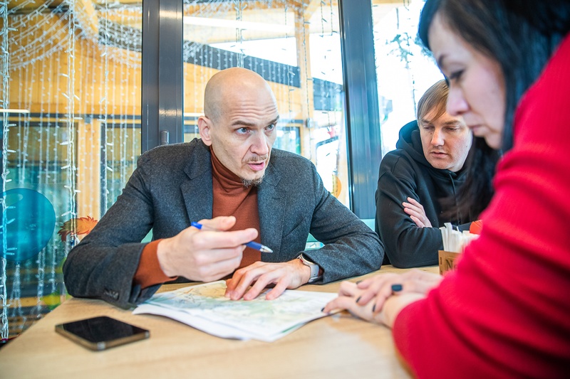 Дмитрий Голубков обсудил с жителями Одинцовского округа развитие парка «Раздолье», Январь