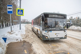 Несколько дней назад в Звенигород на линию вышло 14 новых автобусов марки ЛиАЗ