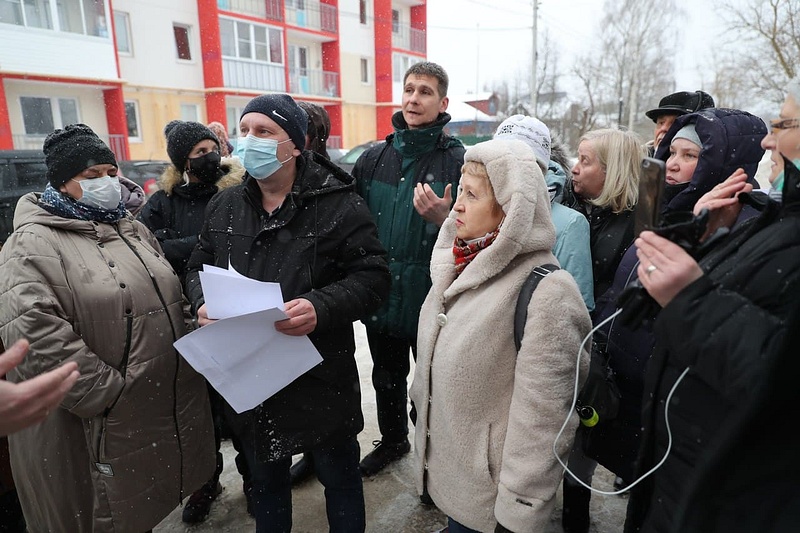 В рамках проекта «Выездная администрация» глава Одинцовского округа встретился с жителями деревни Шихово, Февраль