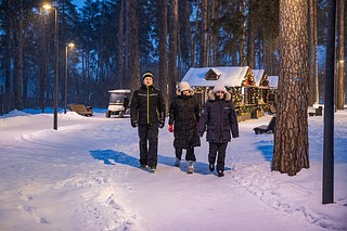 Осмотр новых локаций в парке «Раздолье»