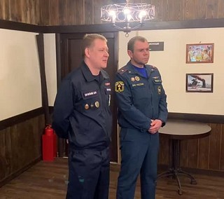 В парке «Раздолье» прошли учения по использованию средств пожаротушения