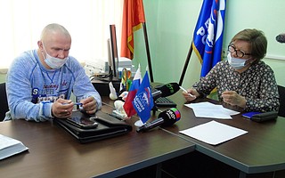 Личный прием граждан в Звенигороде Ларисы Лазутиной
