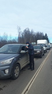 Плановый рейд по соблюдению безопасности прошёл на железнодорожном переезде 218 км в Кубинке