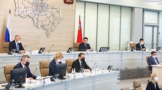 Губернатор Подмосковья провел еженедельное совещание с руководящим составом правительства