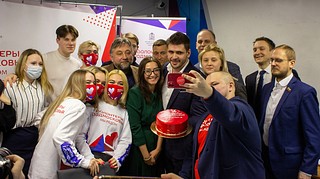 Во встрече приняла участие министр социальных коммуникаций Подмосковья Екатерина Швелидзе