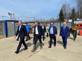 Одинцовские единороссы проверяют ход рекультивации полигона ТКО в Часцах