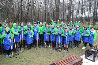 Общеобластной субботник на центральной площадке в Звенигороде, общее фото