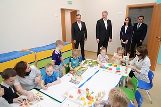 Глава муниципалитета проверяет организацию работы нового дошкольного учреждения
