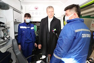 Глава Одинцовского округа поздравляет врачей Скорой медицинской помощи с профессиональным праздником