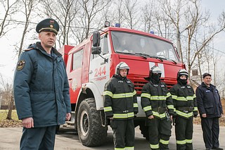 Сотрудники ГУ МЧС России по Московской области