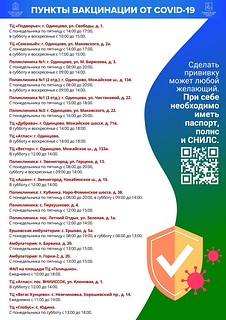 Адреса пунктов вакцинации