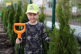 Участница акции