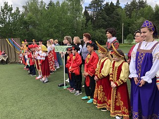 Участники праздника народной игры «Забава»