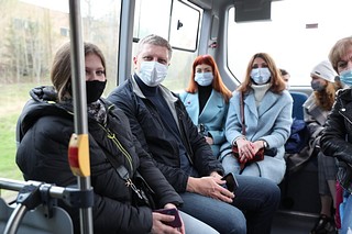 Глава Одинцовского округа на новом автобусном маршруте № 20к