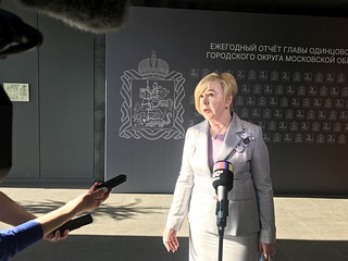 Староста села Луцино Нина Беляева