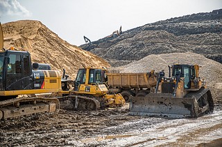 Вывоз фильтрата с закрытого полигона «Часцы»