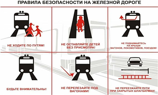 Правила безопасности на железной дороге