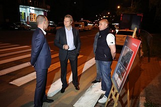 Андрей Иванов проверил качество ремонта дорожного полотна в Одинцово