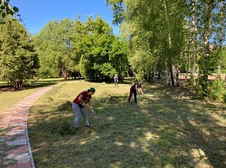 Субботник в поселке ВНИИССОК