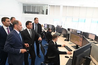 Ход автоматизации процесса подключения к сетям проверил губернатор Андрей Воробьёв