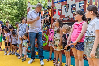 Глава Одинцовского округа Андрей Иванов проинспектировал игровые комплексы перед открытием