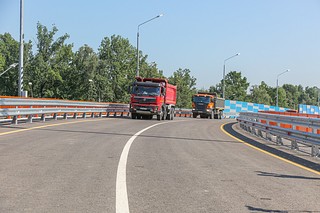 Движение по развязке на Можайском шоссе у села Жаворонки открыли досрочно