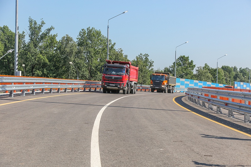 Движение по развязке на Можайском шоссе у села Жаворонки открыли досрочно, Июль