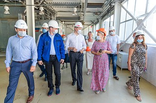 Глава Одинцовского округа Андрей Иванов проинспектировал новую газотурбинную теплоэлектроцентраль (ГТУ ТЭЦ)