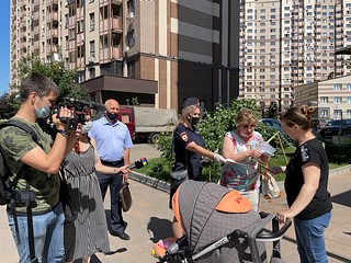 Полицейские провели в Лесном Городке акцию «Безопасные окна»