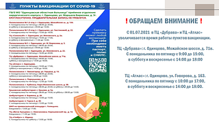 Пункты вакцинации